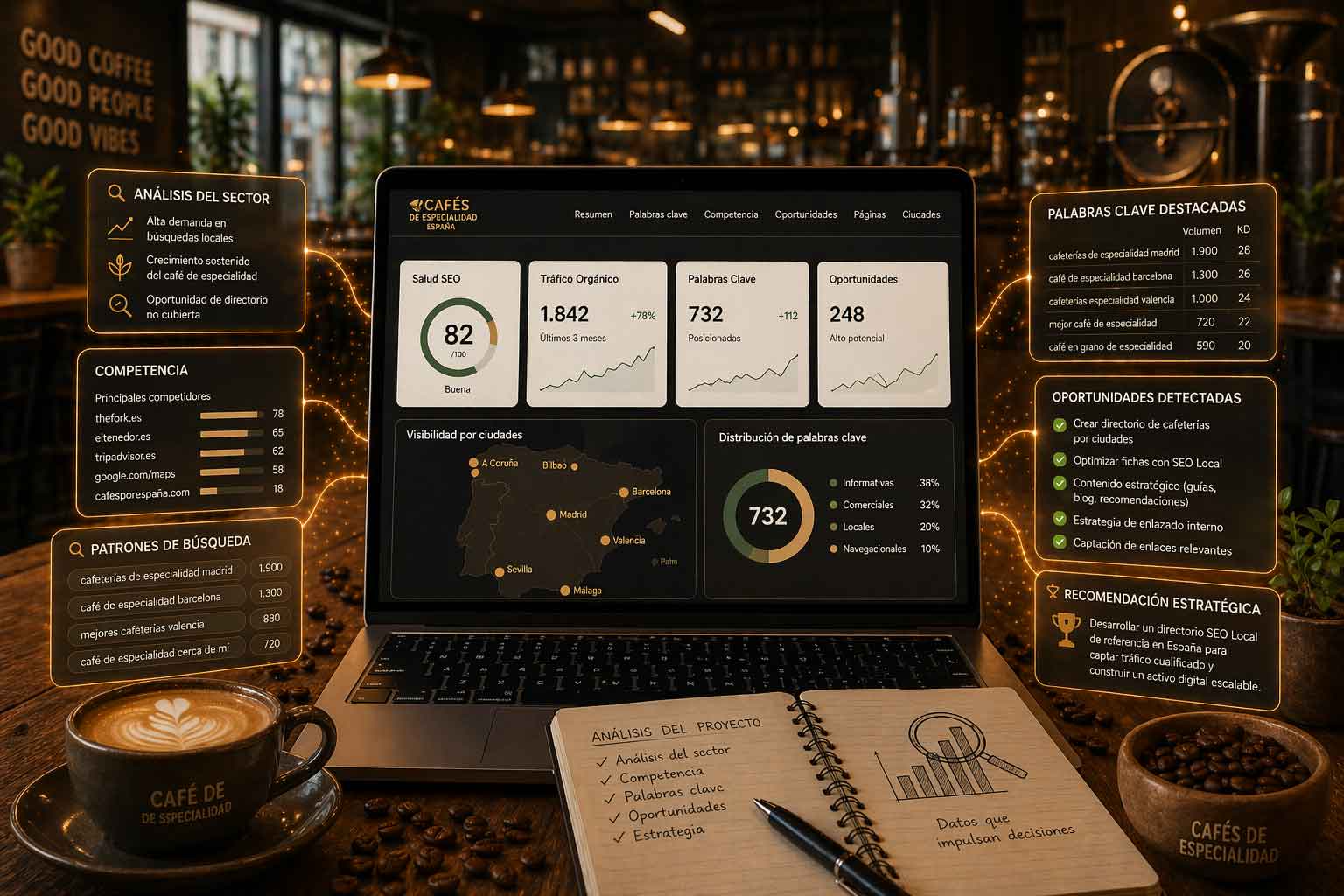 auditoria seo cafes de especialidad